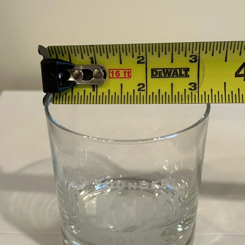80 Acres Two Founders Vodka Glass